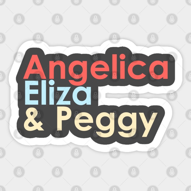 angelica eliza and peggy v2 Sticker by claudiolemos